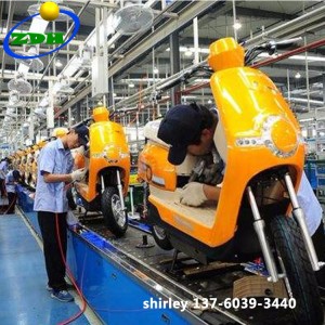 Wholesale Mobile Phone Skd Assembly Line Manufacturer –  Motorcycle Assembly line Electric Bike Assembly Line  – Hongdali