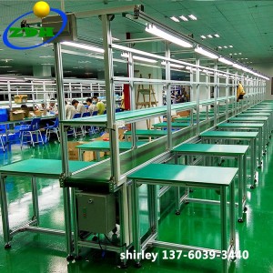 Wholesale Anti Static Lcd Panel Assembly Line Manufacturers –  Assembly Line with Working Bench at Two Sides  – Hongdali