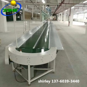 Circle Belt Conveyor Assembly Line for Electrics Products