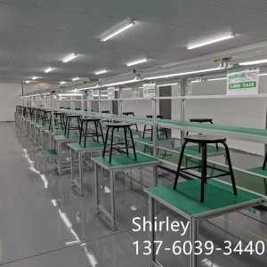Professional Human Assembly Line Manufacturer –  Mobile Phone Assembly Line with One Conveyor Belt  – Hongdali