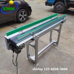 Factory Supply Adjustable Speed Automatic Transmission Belt Conveyors with Two Side Baffle