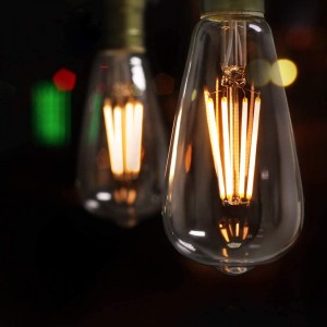 ST64 LED Filament Lampu Bohlam