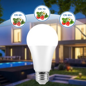 Gilista sa UL ang LED A19 Light Bulbs 75 Watt Equivalent, 9W E26 Base