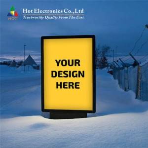 Slim Cabinet SMD LED Poster Display P5 , Lightness Led Light Box Screen Rental
