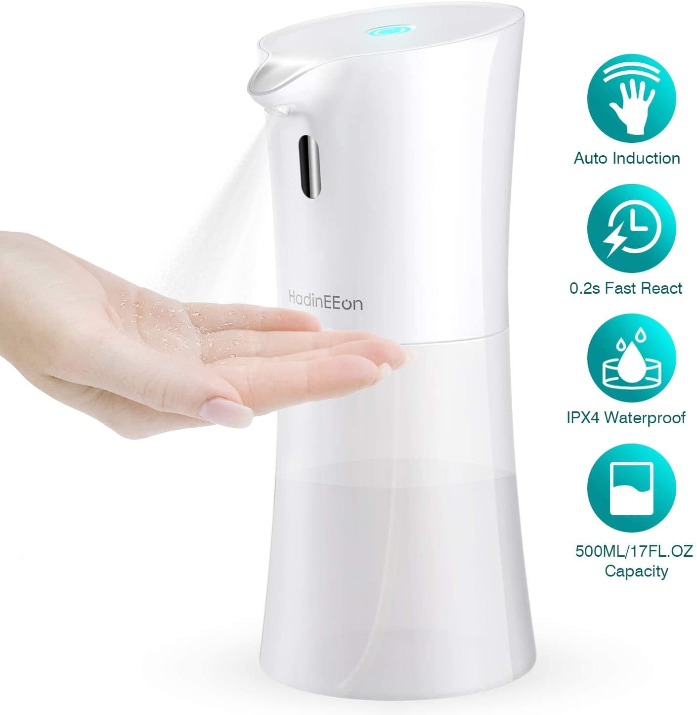 HadinEEon Automatic Hand Sanitizer IPX4 Waterproof
