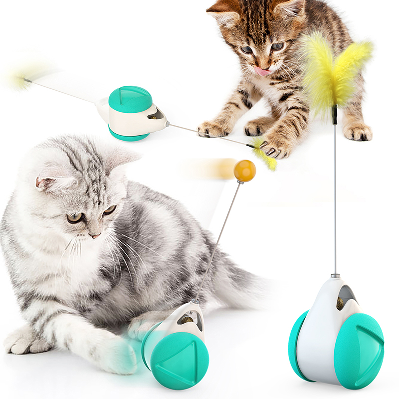 Factory Cheap Feather Wand - Interactive Cat Chasing Toy – Forrui