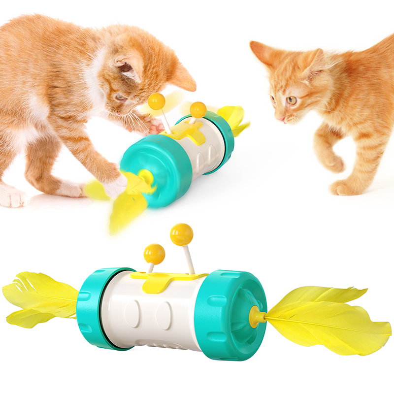 High definition Rubber Pet Brush - Interactive Cat Feather Toys – Forrui