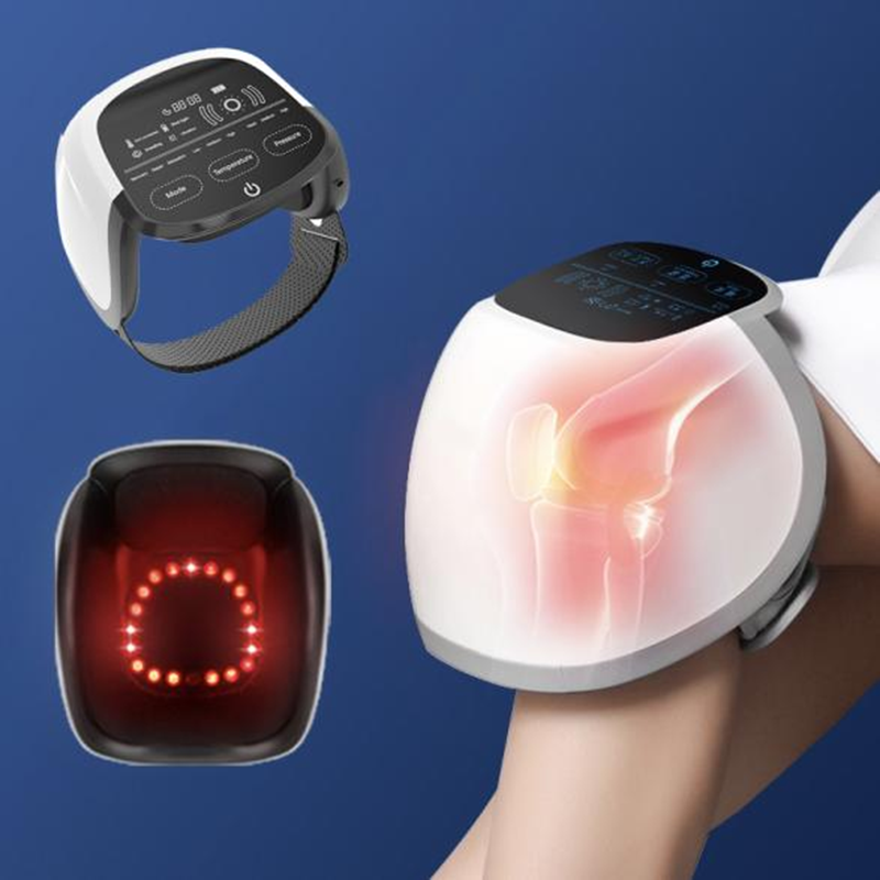 Heat Vibration Electric Knee Massager Professional Custom Mini Portable
