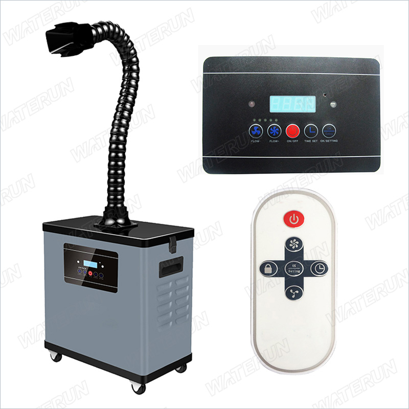 Smart Digital Display With Remote Control Portable Fume Extractor
