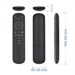 Power Key Supports Infrared Learning 2.4GHz Wireless Remote Control Air Mouse IR Learning Voice With Dongle Usb