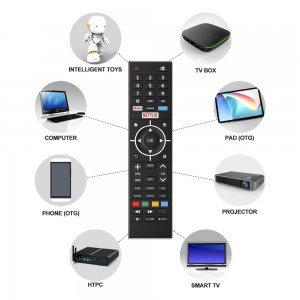 fashion wireless remote custom world android tv remote control for changhong tv