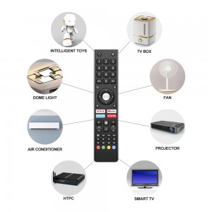 Newest TV remote control with microphone wireless remote Ir learning+ google voice remote control