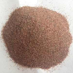 Wholesale Discount China Red Garnet Sand for Sandblasting and Waterjet Cutting