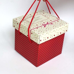 custom Fashion  corrugated  For Christmas Folding gift Boxes