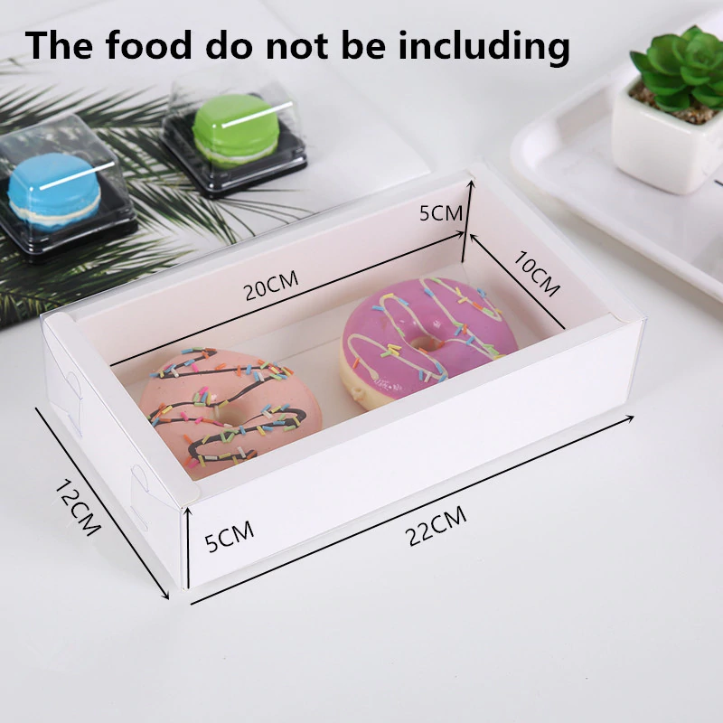 Transparent Lid Baby Show DIY Handmade Cake Package Favor Birthday Party Celebrating Delicious Donuts Gift Box Featured Image