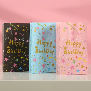 Colored Paper Merchandise Bags