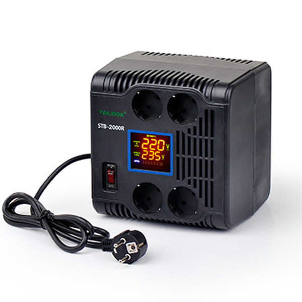 33_TLBR-2000VA-01 LED relay Euro socket automatic voltage regulator