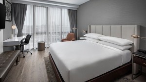 Sheration ile Dört Nokta Modern Tasarım Otel Yatak Odası Mobilyası