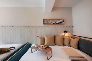 Moxy Hotels Stilīgs dizains viesnīcu istabas mēbeles Cozy Kings Hotel Guļamistabas komplekti