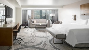 JW Marriott 5 Star Luxury Hotel Project Furnitur Premium Hotel Kamar Furnitur Sets
