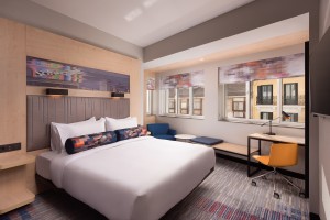 Меблі для гостьових кімнат у готелі Aloft Hotels Marriott Apartment Style