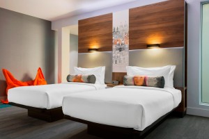 Aloft Hotels Marriott Mənzil Stil Otel Qonaq Otağı Mebel