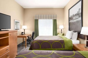 Štýlový cenovo dostupný hotelový nábytok Super 8 By Wyndham