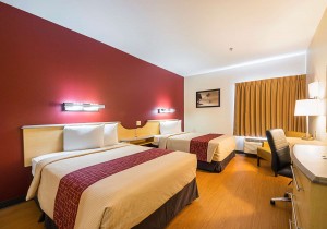 Црвен покрив гостилница ефтин комплет хотелски спални