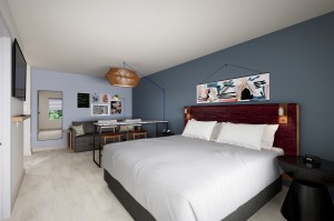 Atwell Suites IHG Custom Hotel Furniture Studiosuite med queen-size-seng