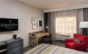 Kamar tidur Country Inn & Suites mengatur furnitur khusus hotel