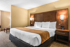 Comfort Inn Choice Stylvolle knus hotelkamermeubels