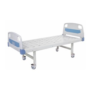 High Quality ABS Bedside Medical Flat Bed
