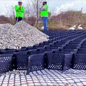 Textured and Perforated HDPE Plastic Geocell Geoweb system
