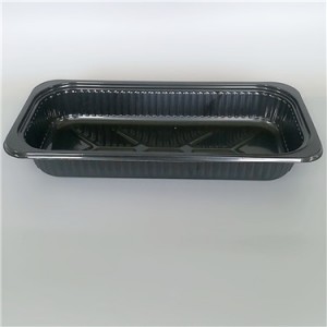 CE Certificate Rectangular food warmer serving catering airline plastic tray / dishes /food container /meal tray