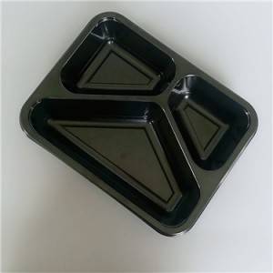 airline food trays Factory Cheap Hot China Customized Shape of plastic Tray