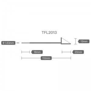 TFL2013 reusable triangle electrosurgical electrodes
