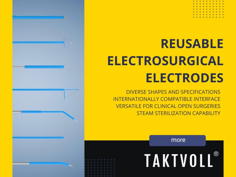 Taktvoll Launches Reusable High-Frequency Surgical Electrodes to Market