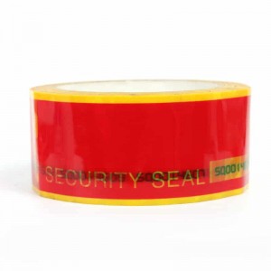 Easy Tear Security მორგებული სერიული ნომერი შტრიხკოდი თვითწებვადი ლენტი გარანტია ბათილად ღია შეფერხების აშკარა ლენტი