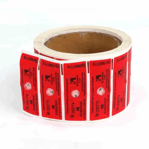 Seal Queen oanpaste hege kwaliteit Anti-Magnet Tamper Evident Security Stickers