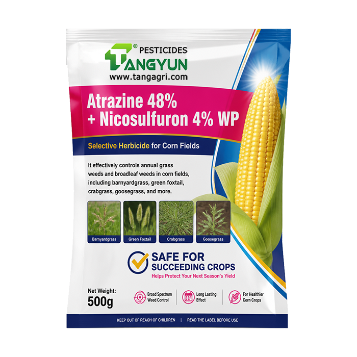 Atrazine 48% + Nicosulfuron 4% WP