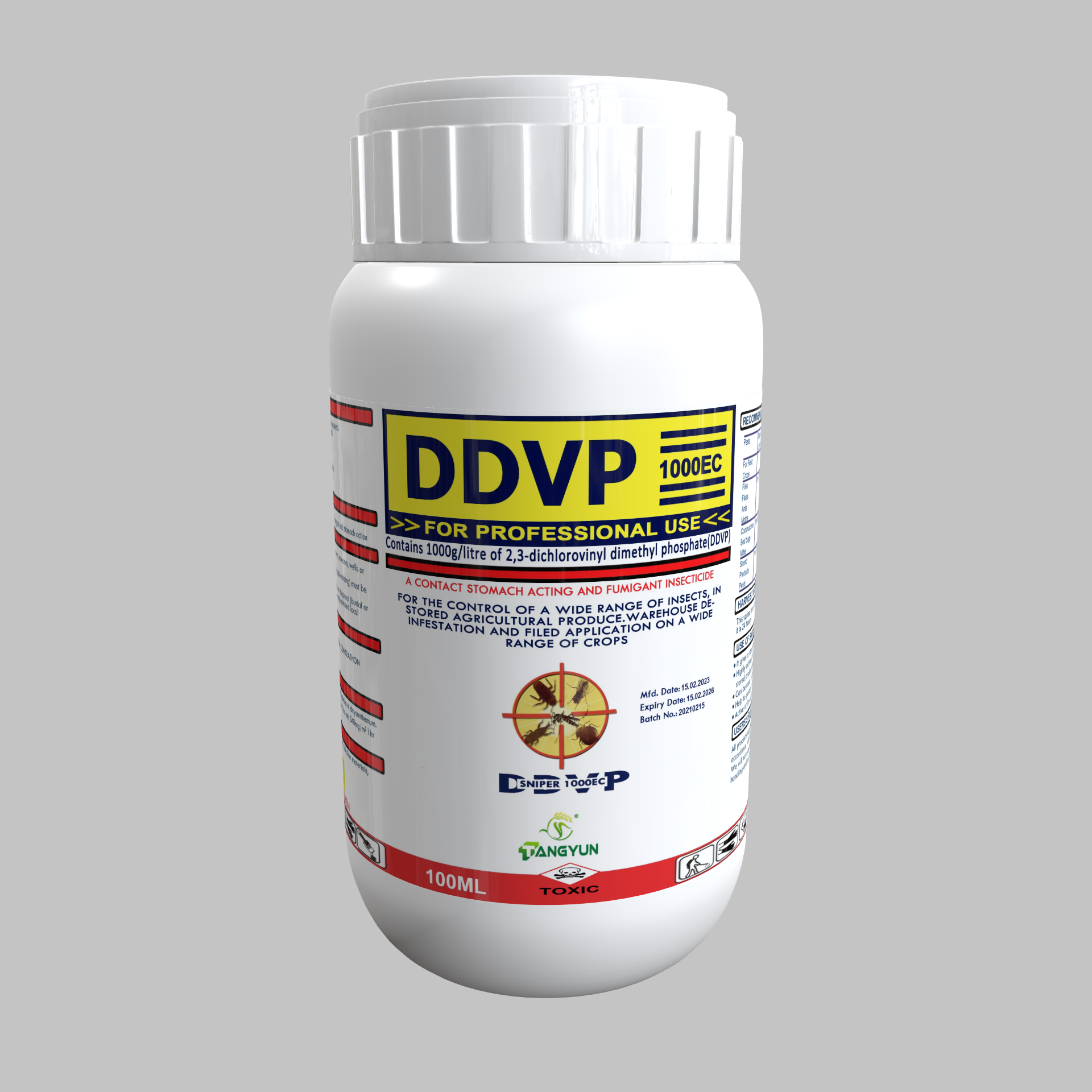 High quality popular pest control Insecticide DDVP 80%EC, 1000g/L EC