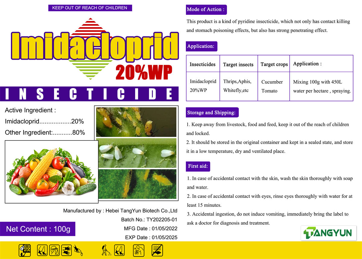 High quality Insecticide with best prices Imidacloprid 20%WP,20%SL ,350g/L SC,70%WDG