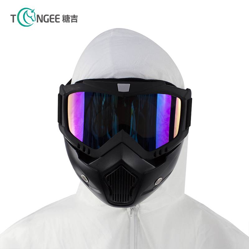 Fashion goggle mask motorcycle, goggle mask for outdoor, hotsale google mask detachable Featured Image