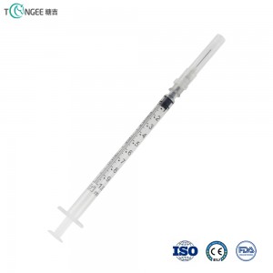 Factory Nice Products 1ml Luer Slip Low Dead Space Syringe With Needle