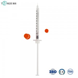 High Quality Medical 1ML Insulin Syringe
