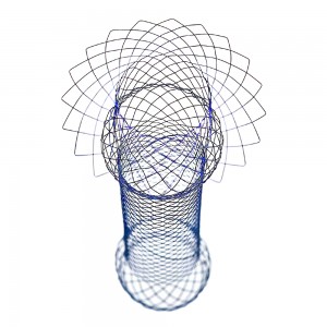 NI-Ti Mesh Stent Self-Expanding Covered Semi-covered Esophageal Stent
