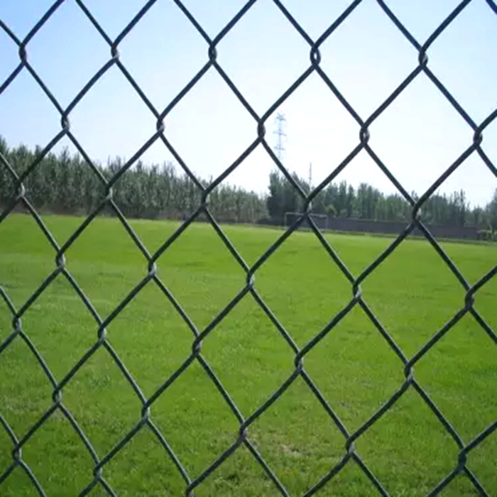Outdoor sports ground custom galvanized chain link fence
