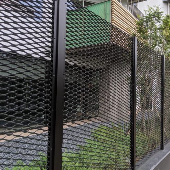 Expanded metal fence- beautiful and practical fence