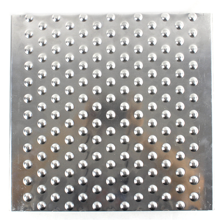 Stainless steel perforated metal mesh punched hole plate for anti skid grating