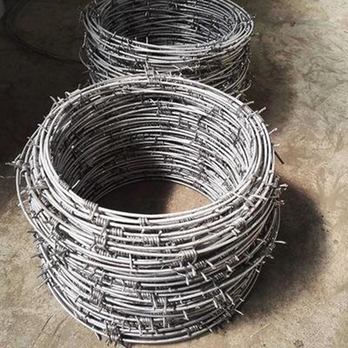 High Security Anti Climb Fence Single Twist Barbed Wire